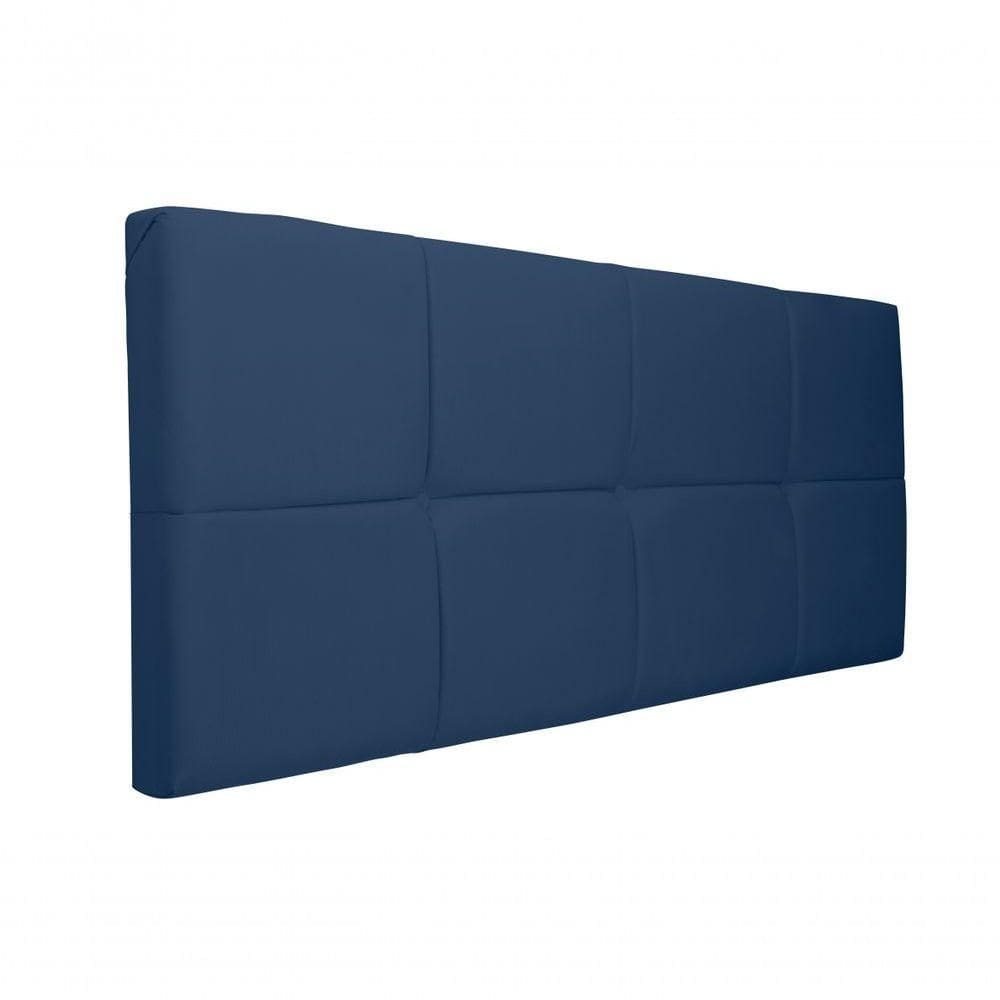 Painel Cabeceira Casal 1,40cm Azul Marinho