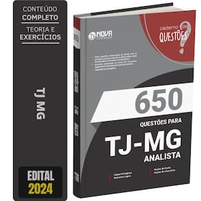 Livro de questões gabaritadas tj mg 2024 - analista