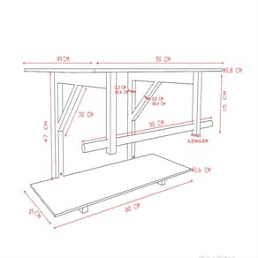 Gabinete de Vidro 90cm Inox com Cuba Oval Rosa