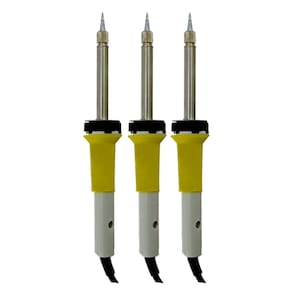 Kit 3 Ferro Solda 30W Temperatura Constante 220v Rápido Aquecimento Fs-30-220 Portátil Instrutherm