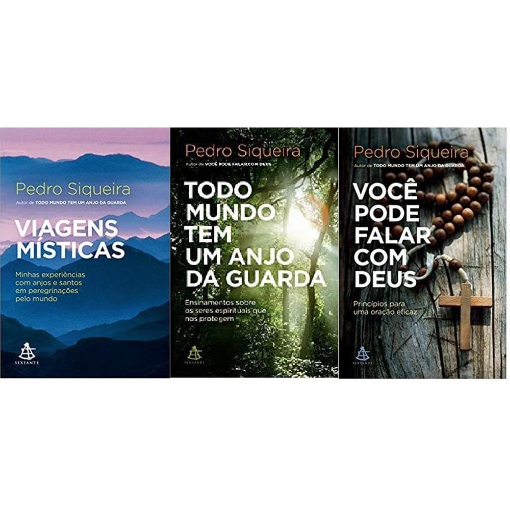 Kit 3 Livros Pedro Siqueira Viagens Místicas + Todo Mundo