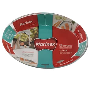 Assadeira Oval Marinex de 4 Litros