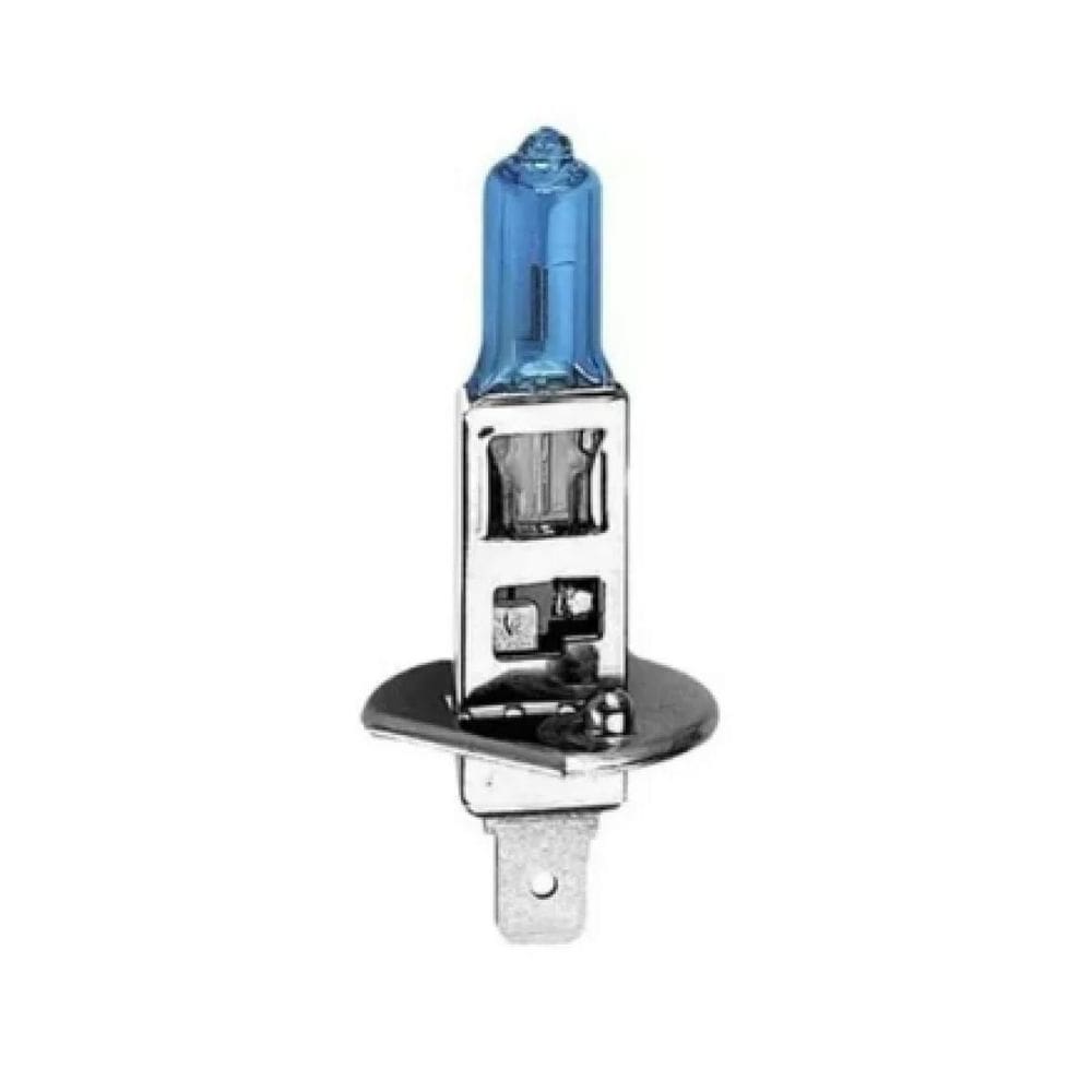 Lâmpada automotiva velox super branca farol h1 55w 12v 8500k