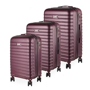 Conjunto 3 Malas 35Kg + 23Kg + 10Kg Expansível Vinho Fan