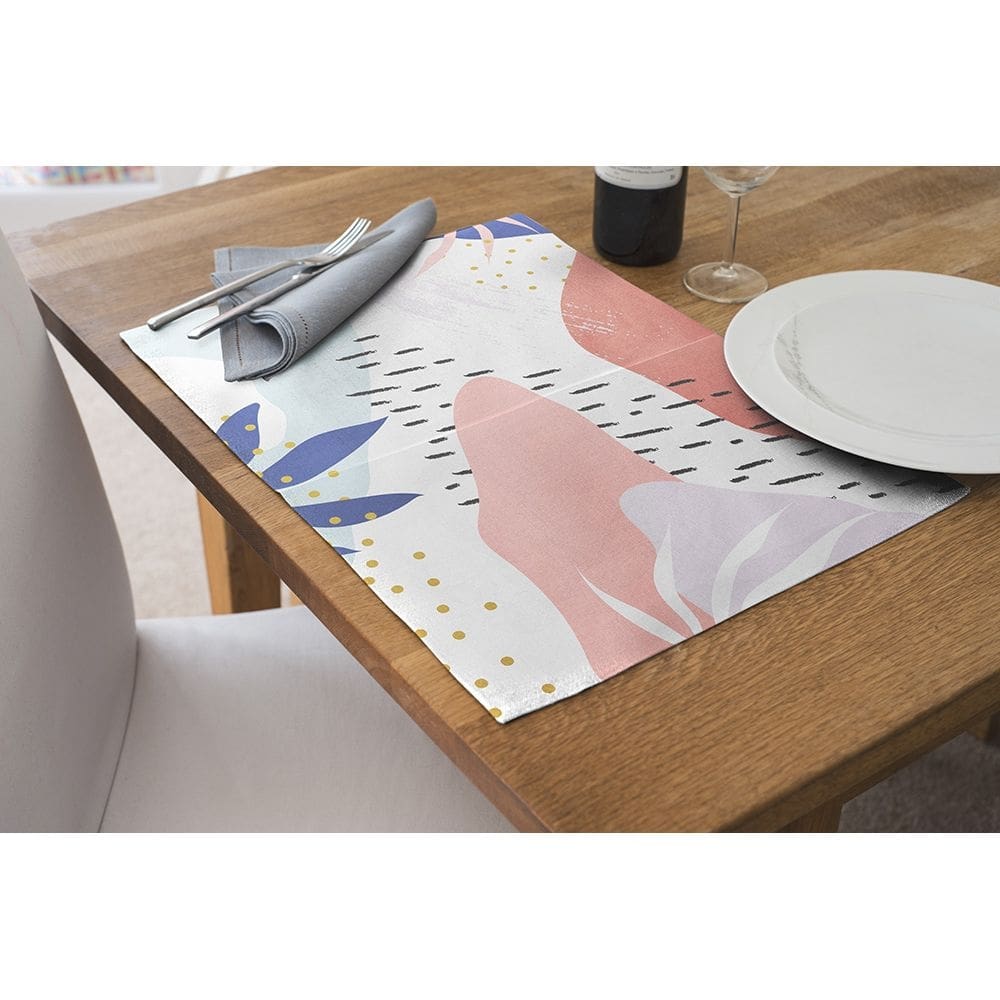 Jogo Americano Retangular 4 Lugares - Mesa Posta G00033