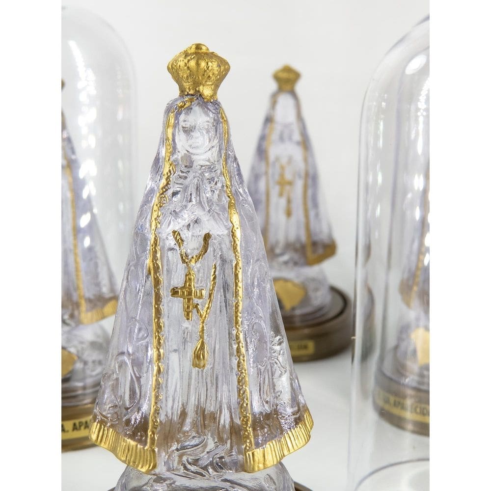 Luminária imagem nossa senhora aparecida led azul
