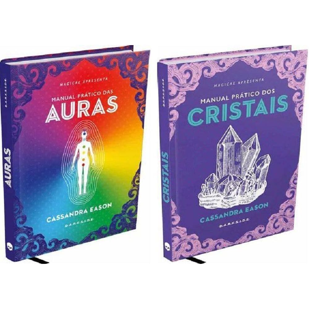 Kit 2 Livro Manual Prático Dos Cristais + Manual Prático Das