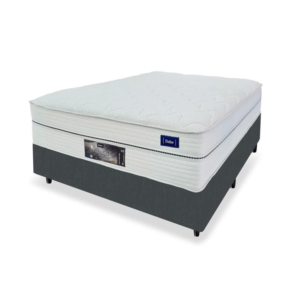 Cama Box Casal + Colchão Dabe Voulait 128x188