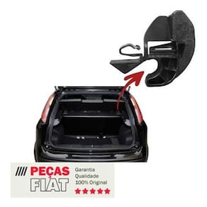 Suporte fixação direito tampa bagagito fiat punto