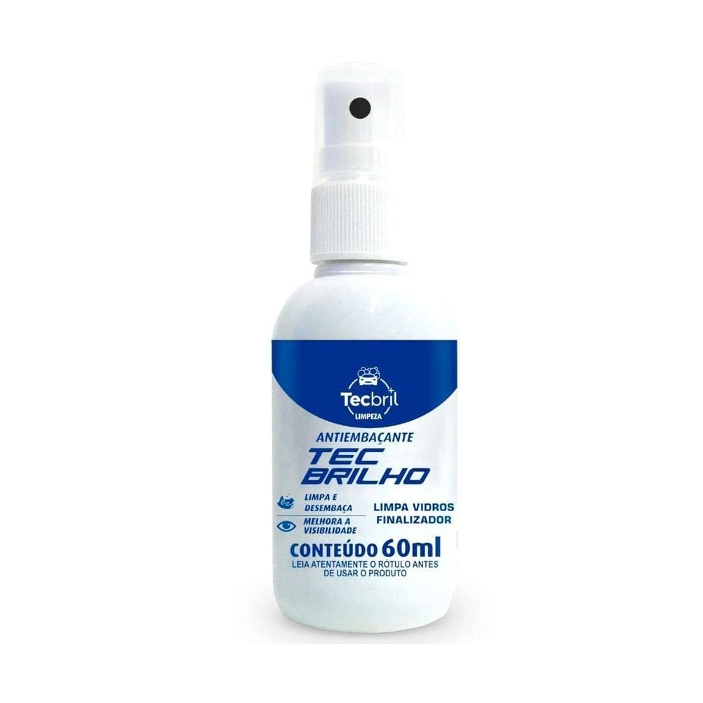 Limpa Vidro Spray Anti Embaçante 60ml / 58g Tecbril