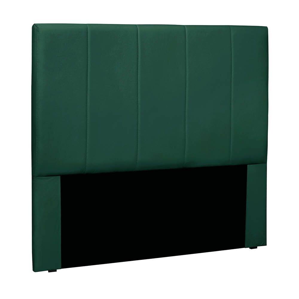 Cabeceira Cama Box Queen 160 cm Arizona Veludo Verde S04 - D`Rossi