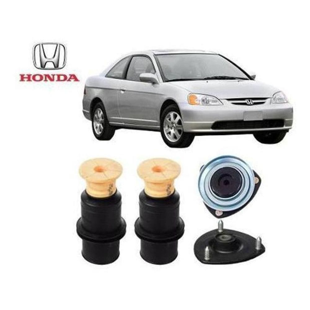 Kit Coxim Batente Dianteiro Honda Civic 2003 2004 2005 2006