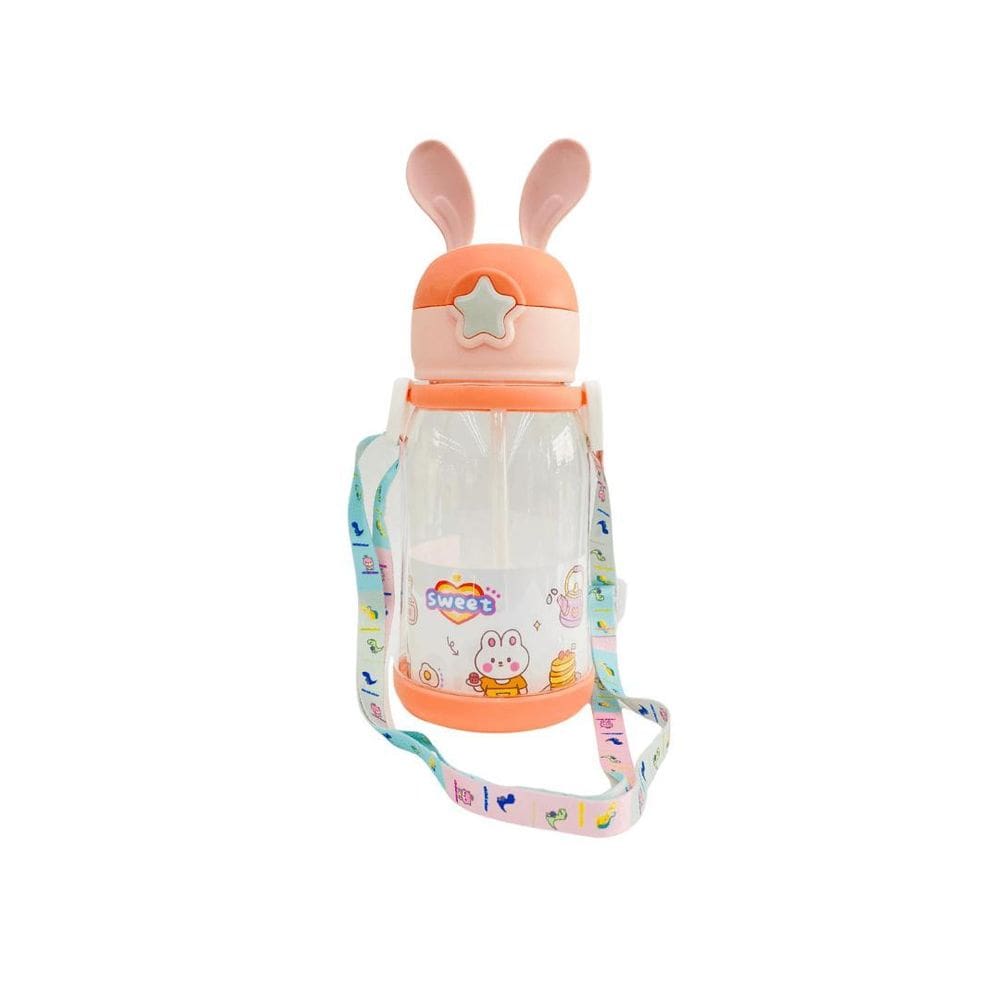 Garrafa infantil coelho 550ml com adesivo