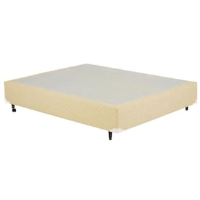 Cama Box Casal Padrão Bege Rajado 138X188