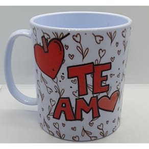 Caneca Em Polimero 325 Ml Linda Plastico Reforçado