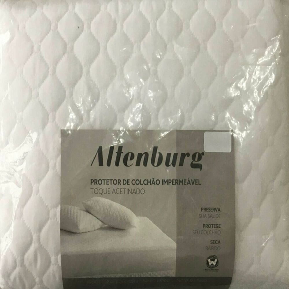 Protetor de Colchão Casal Altenburg Toque Acetinado - Impermeável
