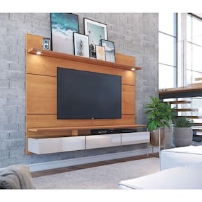 Painel para TV Home Suspenso Ambiente Decore 2.2 Nature Off White - Imcal