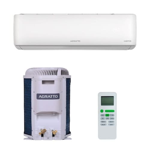 Ar Condicionado Split Hi Wall Agratto Inverter Liv Top 9.000 Btus Quente e Frio 220v R-32