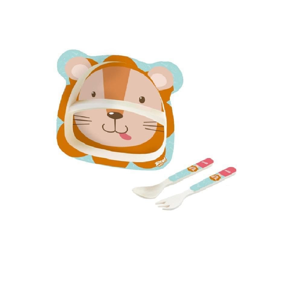 Kit Alimentação Baby 3 Peças Leão - Zoop Toys