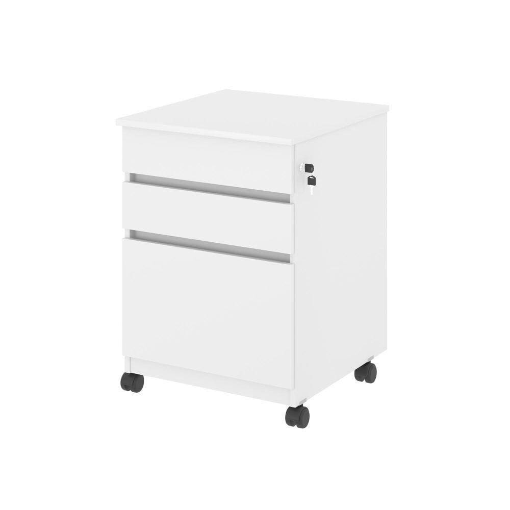 Arquivo Com 3 Gavetas Medina Branco