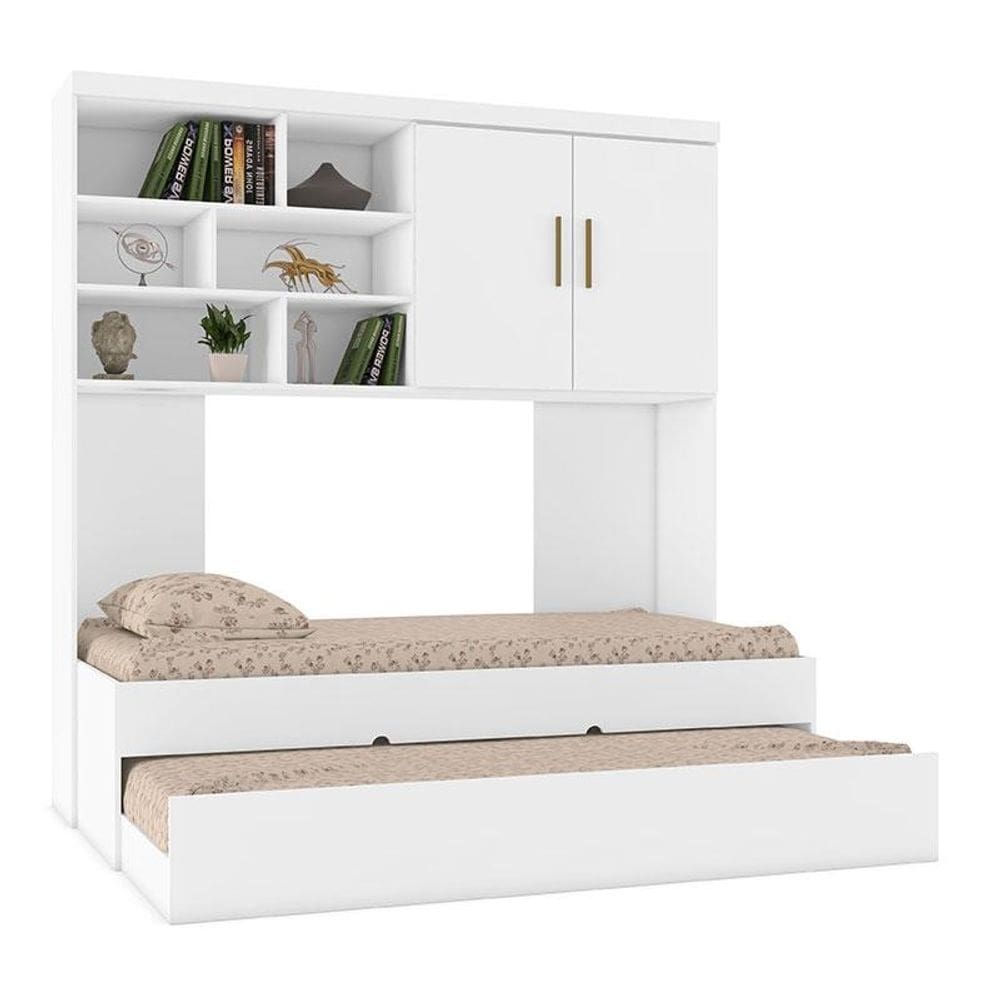 Quarto Infantil Chiara Branco Brilho - Phoenix