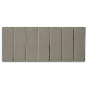 Modulo para cabeceira estofada cama 20x60cm queen king cinza