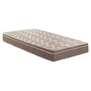 Colchão Solteiro Ortopédico D33 / EP Anatômico Confort Ultra Firme Euro Pillow Brown (88x188x17) - Paropas