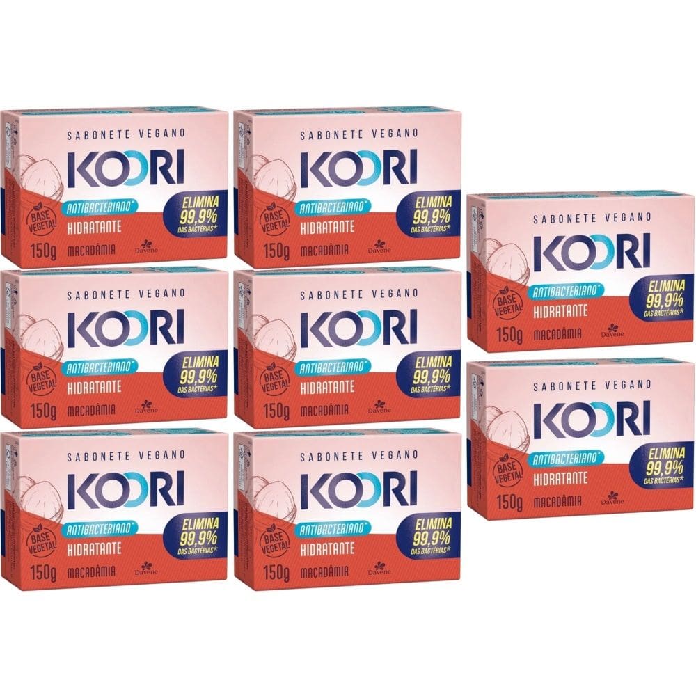 8UN Sabonete Vegetal Koori Antibac Hidratante 150g Davene