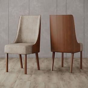 Cadeiras Kit 2 Cadeiras Ivy Nature/Corano/Caramelo/Creme - Henn