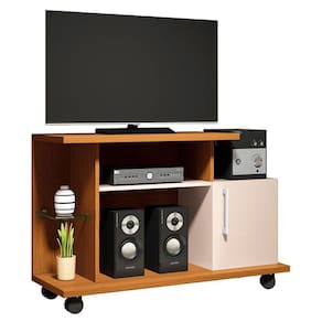 Rack Smart Cinamomo Off White - HB Móveis