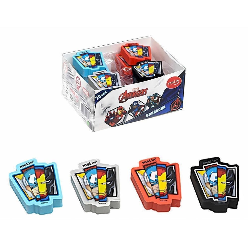 Borracha Avengers Marvel Molin  1 Unidade