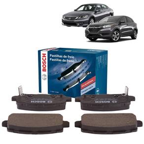 Kit Pastilha De Freio Traseira Honda Hr-v Accord 1.5 1.8