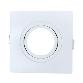 Spot De Embutir Pix Quadrado Plano Móvel Mr16 Branco