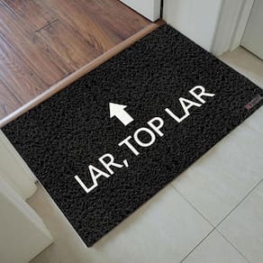 Tapete capacho personalizado - lar top lar 60x40