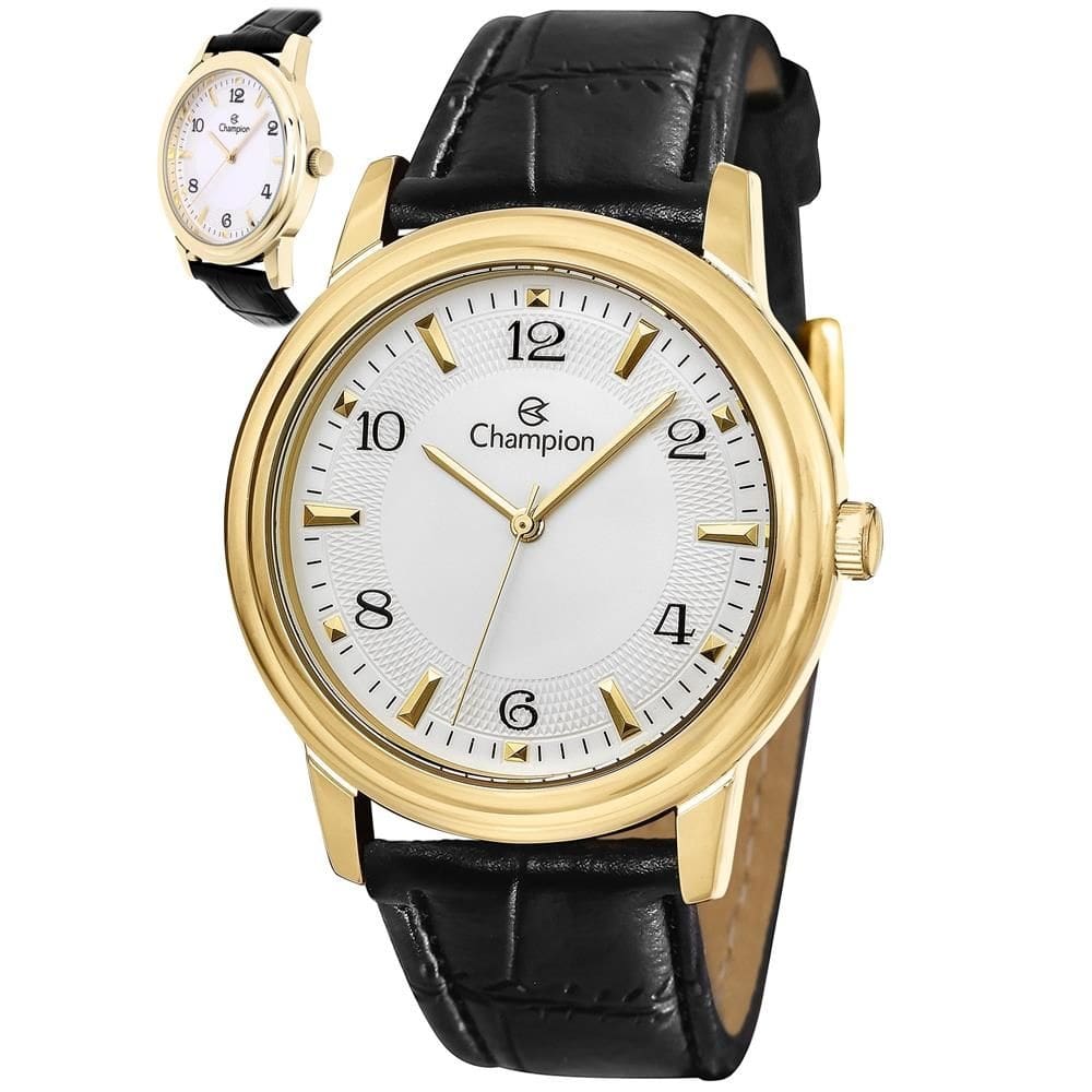 Relógio Champion Masculino Ref: Cn20195b Social Dourado