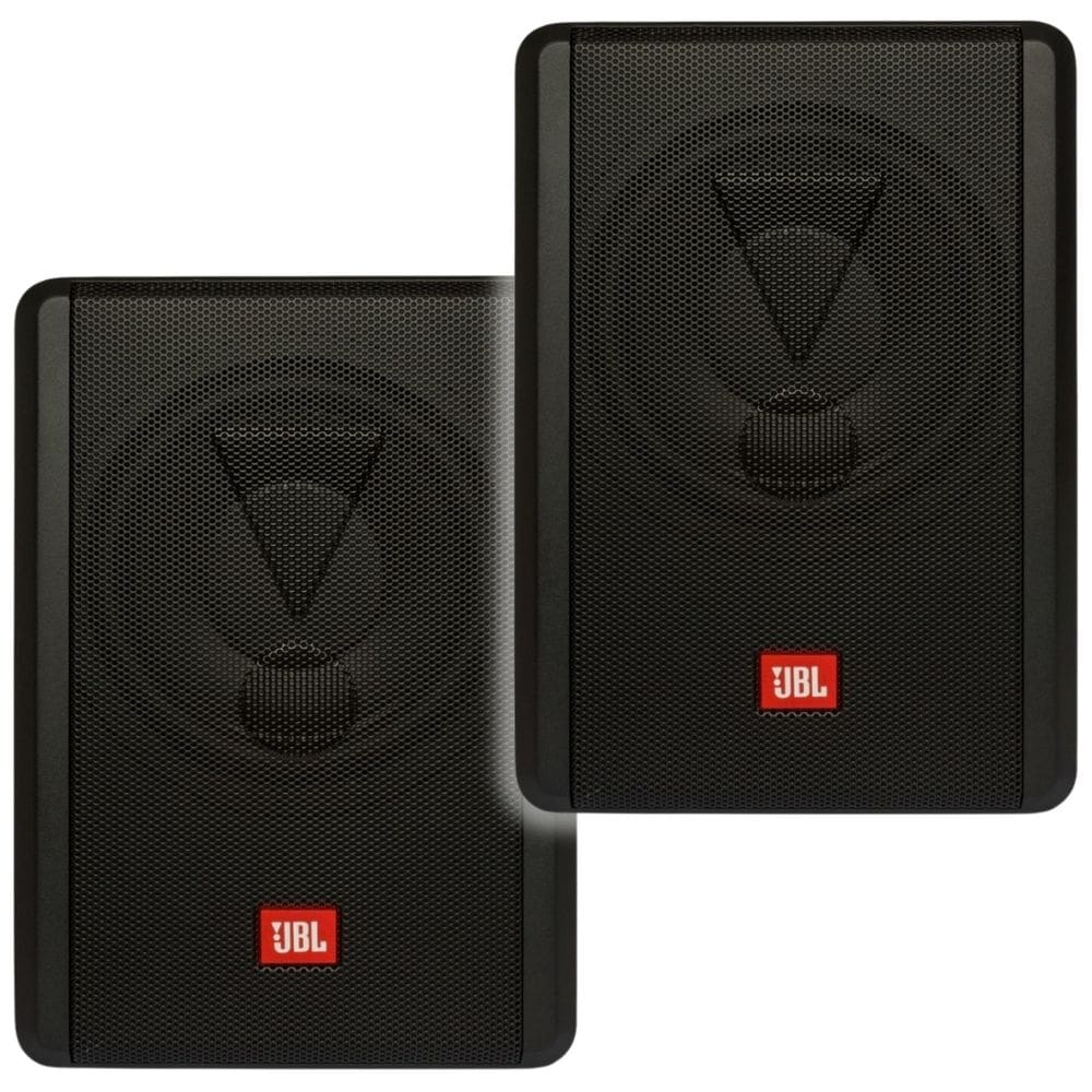 Kit 2 Caixa Ativa JBL Slim SW8A-MS 200 Watts Rms + 2 Canais Amplificados 100W 2 Ohms