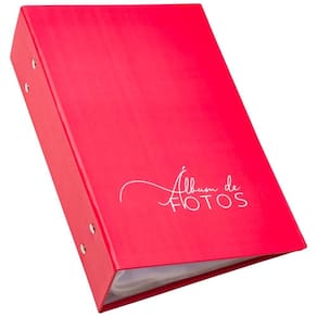 Álbum fotografico 10x15/500 fotos vermelho amor love namoro