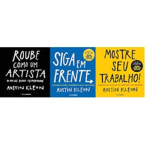 Kit 3 Livros Austin Kleon Roube Como Um Artista + Siga Em