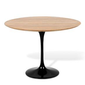 Mesa de Jantar Tulipa Saarinen Redonda 110 cm Tampo Freijó