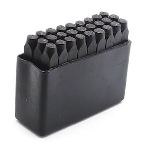 Jogo de Alfabeto de 6mm para Marcações com 27 Peças