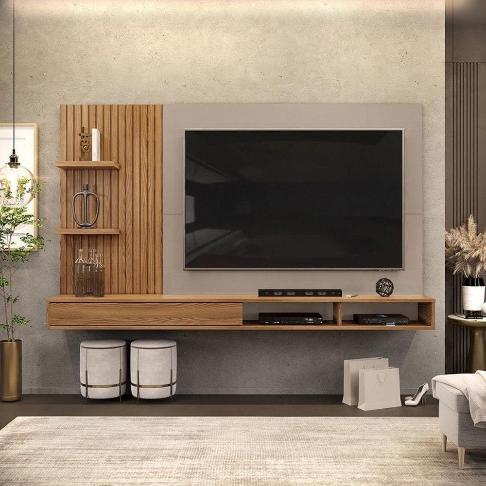 Painel para TV até 60 Polegadas 1 Porta Bento DJ Móveis