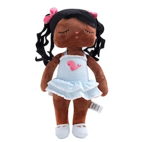 Boneca Angela Poppy Metoo 33 cm Brinquedo Pelúcia Cacheada