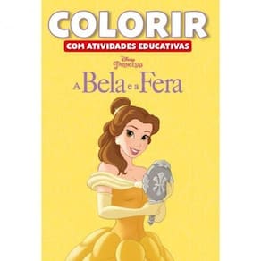 Colorir Atividades Educativas Disney - A Bela e a Fera
