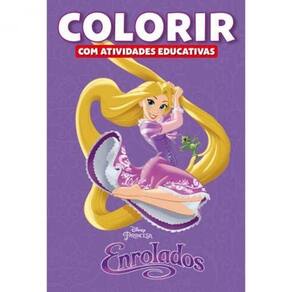 Colorir Atividades Educativas Disney - Rapunzel