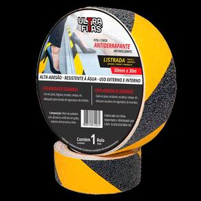 Fita Antiderrapante 50 mm X 30 Metros - Listrada (Amarela e Preta)