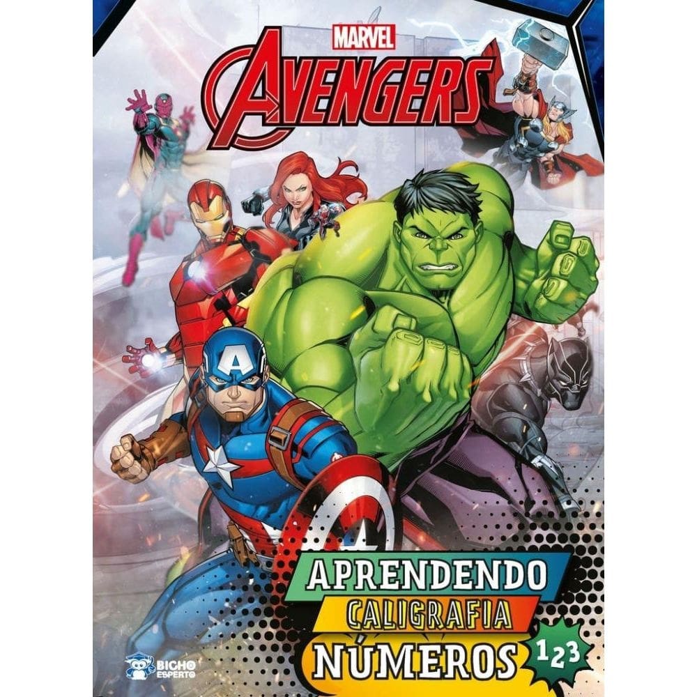 Aprendendo Caligrafia Marvel - Números