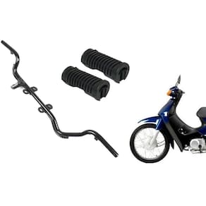 Pedal de apoio dianteiro estribo biz 100 dream 1992 a 2005