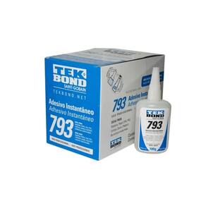 Kit 10 Unidades Cola Adesiva Instantânea 793 100g Tek Bond