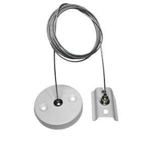 Kit suspensão para fixação trilho eletrificado bivolt branco