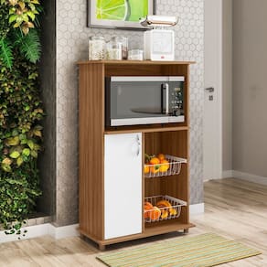 Fruteira Multiuso 1 Porta 2 Cestos NT3075 Notável